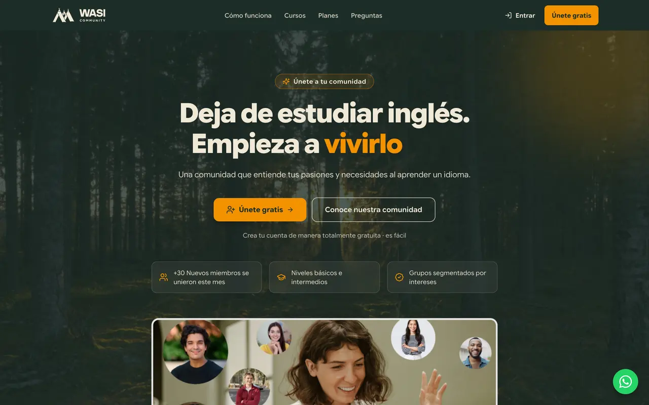 Captura de Wasi Community